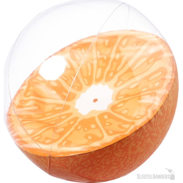 Strandbal met fruitdecoratie (Ø 28 cm) Oranje