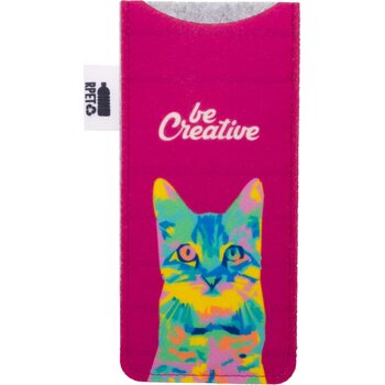 Custom Made Brillenkoker Van Rpet Grijs