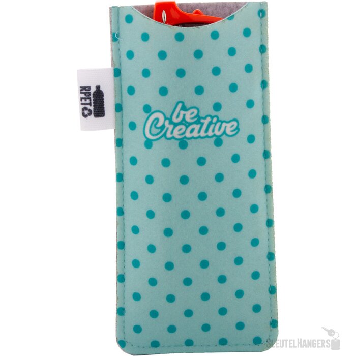 Custom Made Brillenkoker Van Rpet Grijs