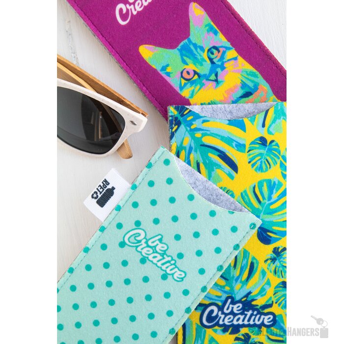 Custom Made Brillenkoker Van Rpet Grijs