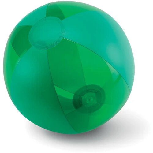 Strandbal met transparante vlakken (Ø 24 cm) Groen