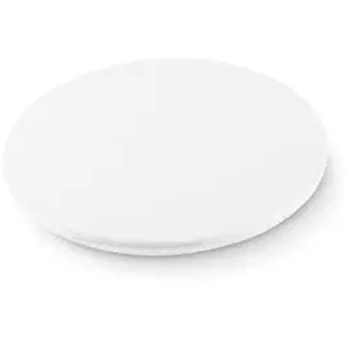 Klein metalen button Small pin mat zilver