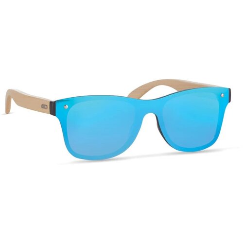 Zonnebril met all-over glas Blauw