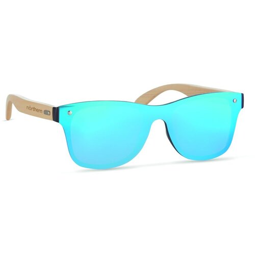 Zonnebril met all-over glas Blauw