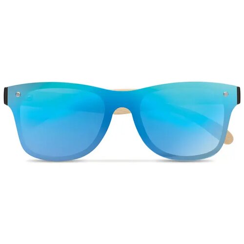 Zonnebril met all-over glas Blauw