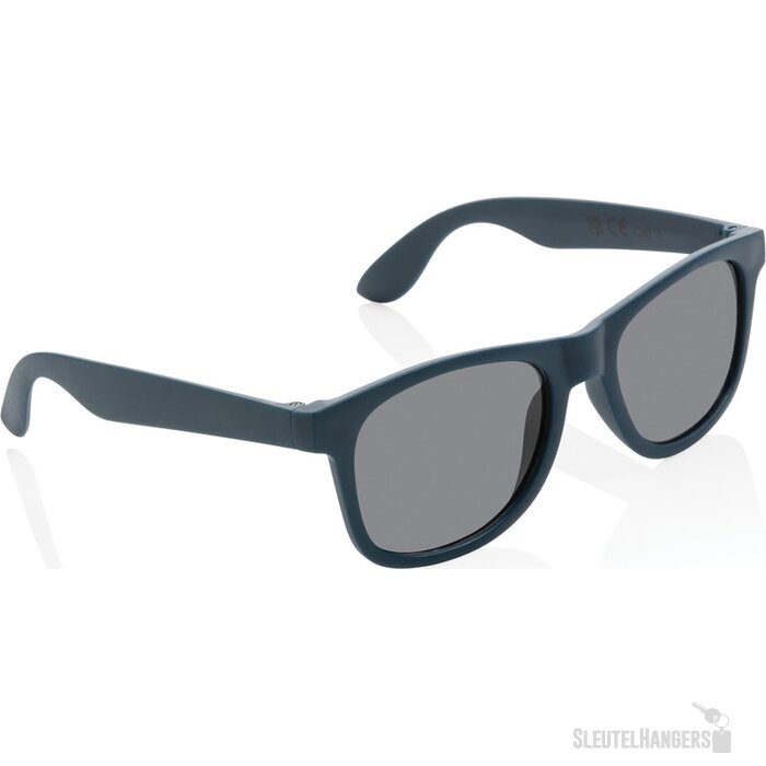 GRS zonnebril van gerecycled PP-plastic donkerblauw