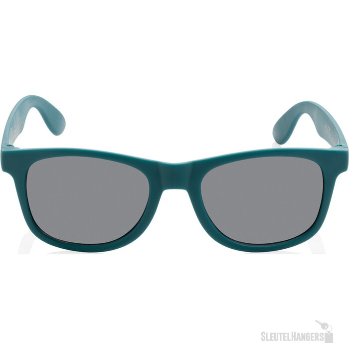 GRS zonnebril van gerecycled PP-plastic turquoise