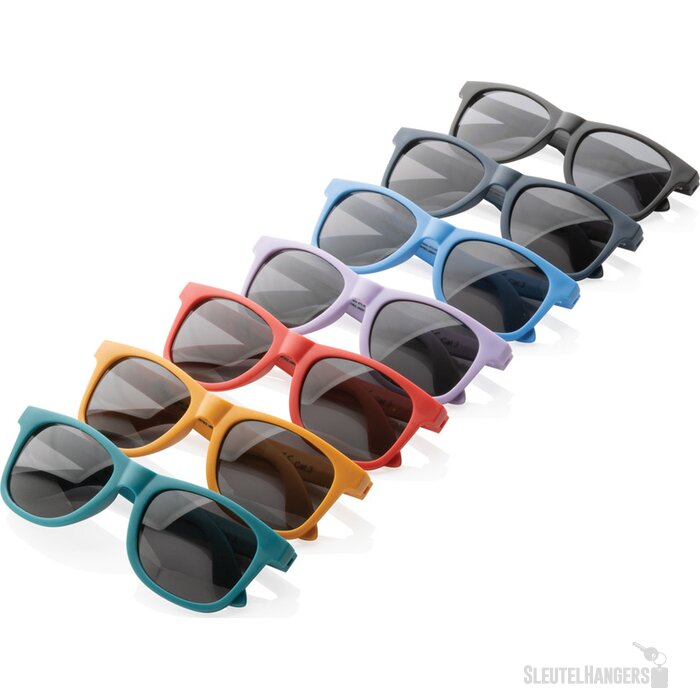 GRS zonnebril van gerecycled PP-plastic oranje