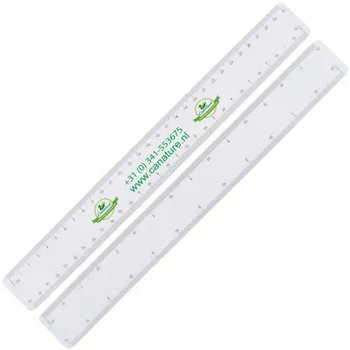 Mailing liniaal met 4 schalen (30 cm) Wit Mailing liniaal met 4 schalen (30 cm) Wit