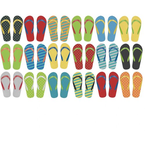 Custom Strand Slippers Veelkleurig