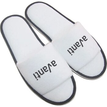 Hotel slippers met open teen Zwart Hotel slippers met open teen Zwart