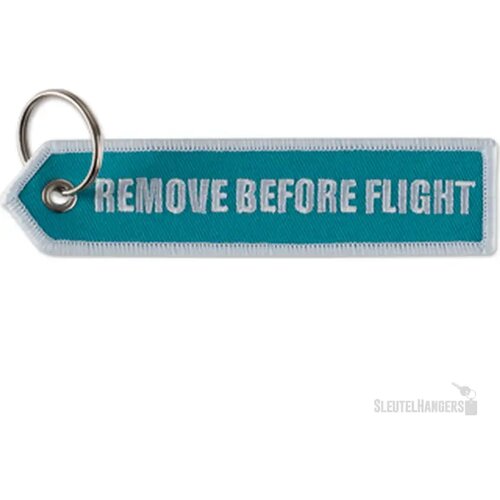 Remove before flight tag met punt