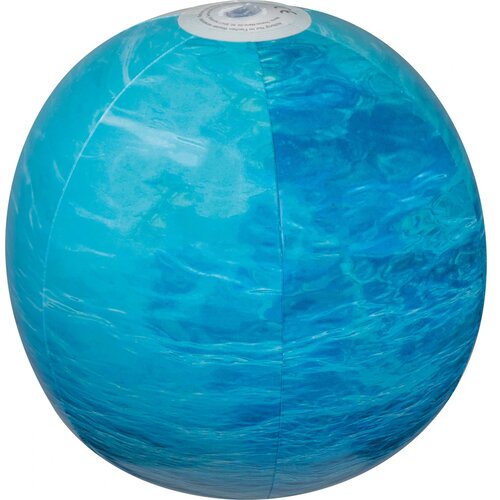 Strandbal met zeemotief (Ø 26 cm) Turquoise