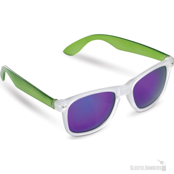 Zonnebril Bradley UV400 transparant licht groen