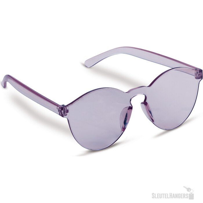 Zonnebril in retrostijl Paars