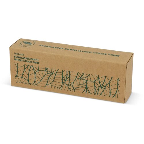 Eco zonnebril met hip design Zwart