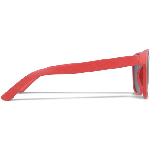 Eco zonnebril met hip design Rood