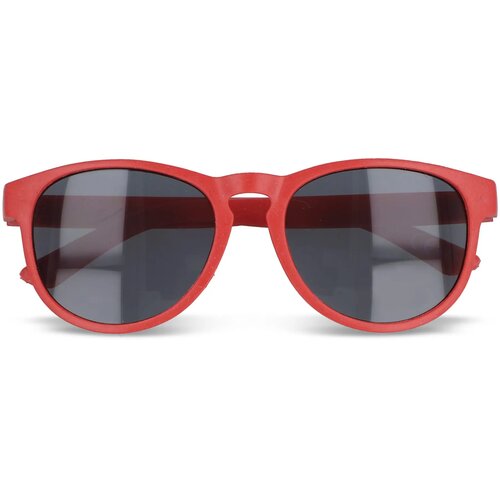 Eco zonnebril met hip design Rood