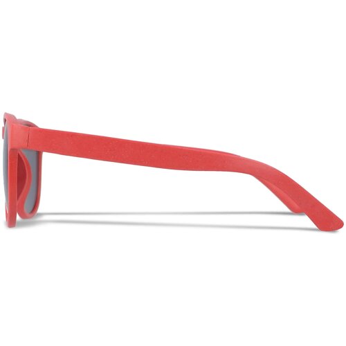 Eco zonnebril met hip design Rood
