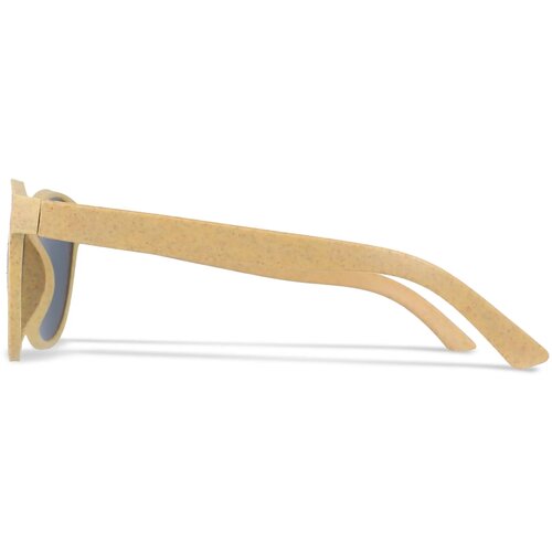 Eco zonnebril met hip design Geel