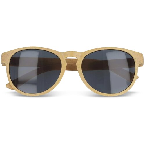 Eco zonnebril met hip design Geel