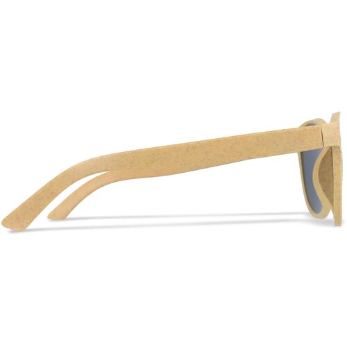 Eco zonnebril met hip design Geel