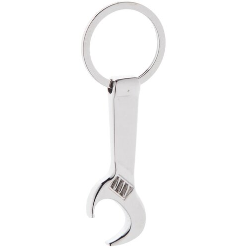 Sleutelhanger Moersleutel Met Opener Zilver