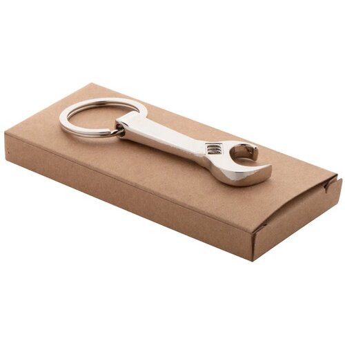 Sleutelhanger Moersleutel Met Opener Zilver