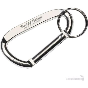 Gerecyclede Aluminium Karabijnhaak Zilver