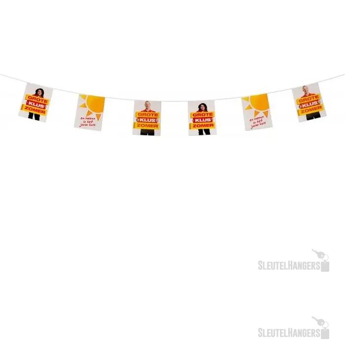 Papieren vlaggenlijn