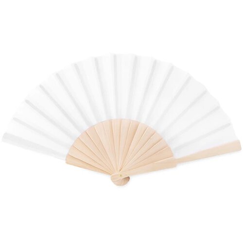 Houten waaier Wit