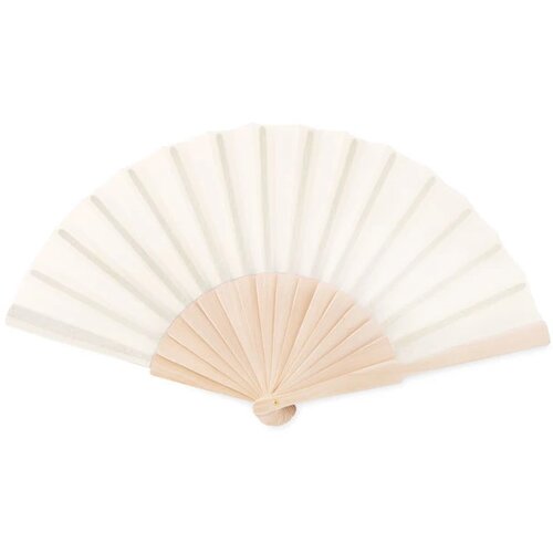 Houten waaier Beige