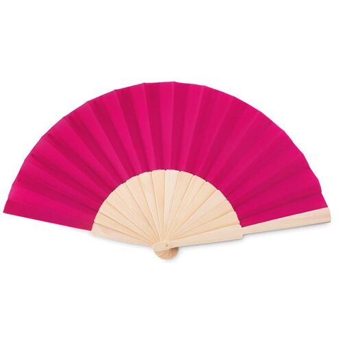 Houten waaier Fuchsia