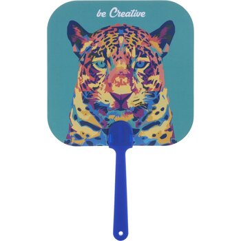 Waaiers Met Blad In Eigen Vorm Blauw