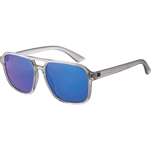 Trendy zonnebril met gekleurde lenzen Blauw