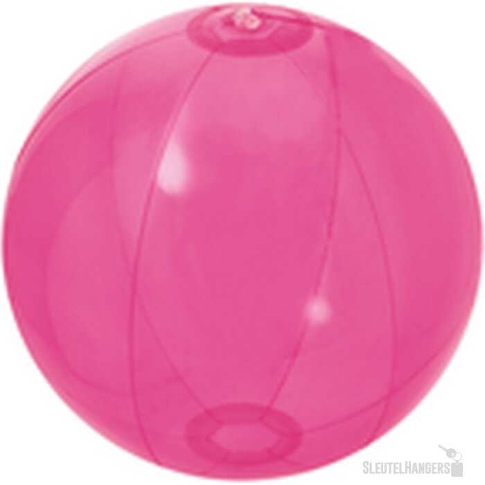 Doorzichtige Strandbal (Ø 28 Cm) Fuchsia