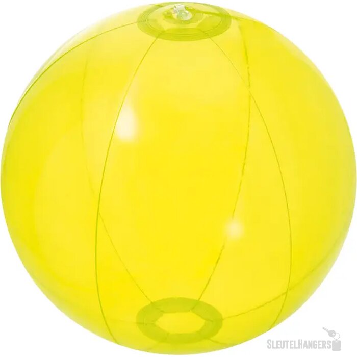 Doorzichtige Strandbal (Ø 28 Cm) Geel