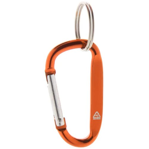 Gerecyclede Aluminium Karabijnhaak Oranje