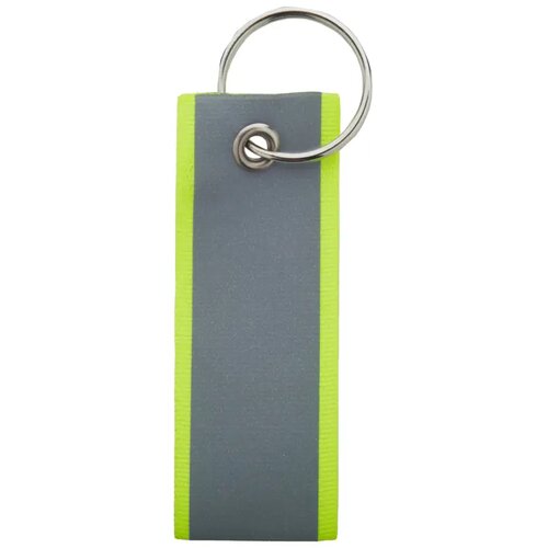 Reflecterende Polyester Sleutelhanger Geel