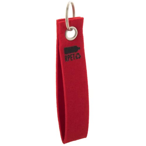 Goedkope Vilt Sleutelhanger Rood