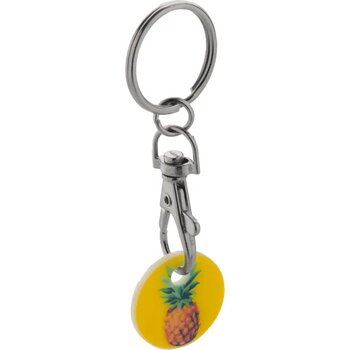 Plastic Winkelwagenmuntje Wit