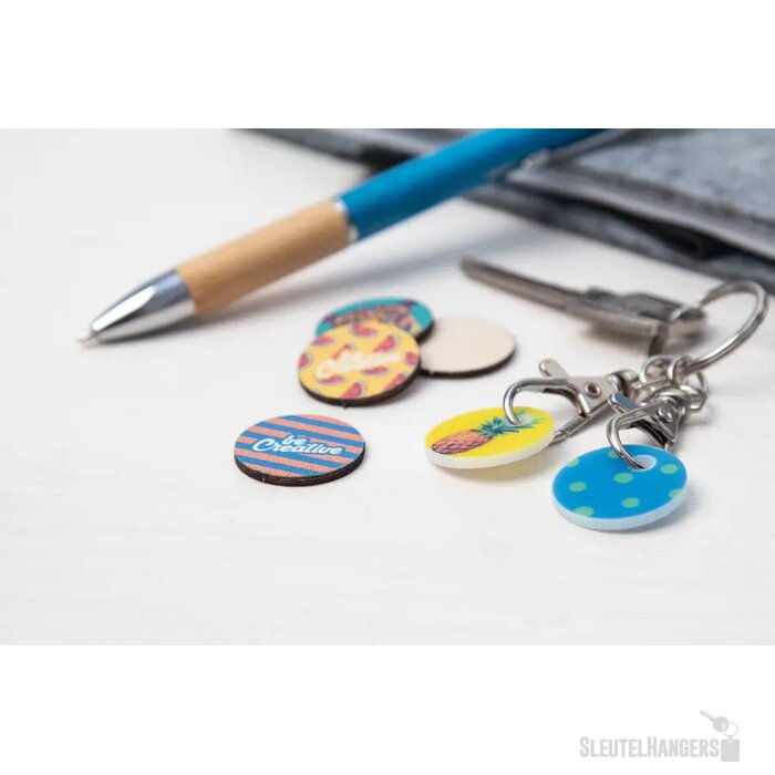 Plastic Winkelwagenmuntje Wit