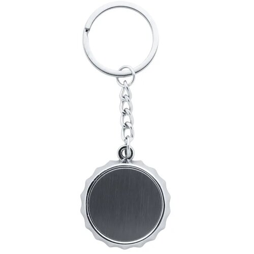 Kroonkurk Sleutelhanger Met Opener Zilver