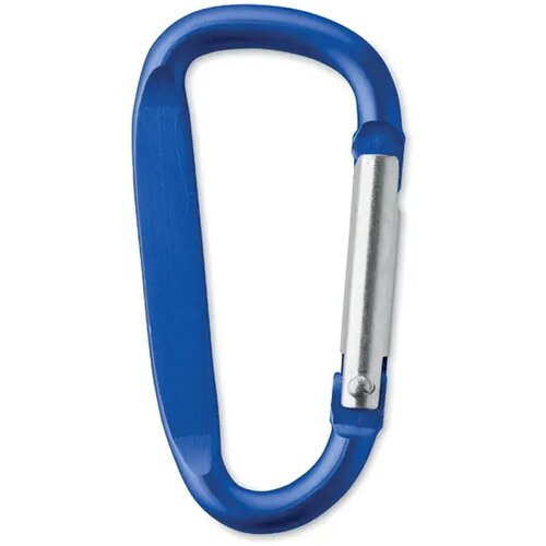 Aluminium karabijnhaak sleutelhanger Blauw
