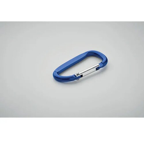 Aluminium karabijnhaak sleutelhanger Blauw