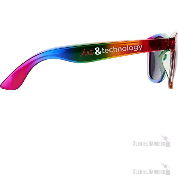 Regenboog Zonnebril Veelkleurig