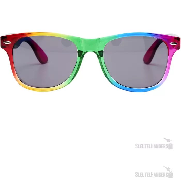 Regenboog Zonnebril Veelkleurig