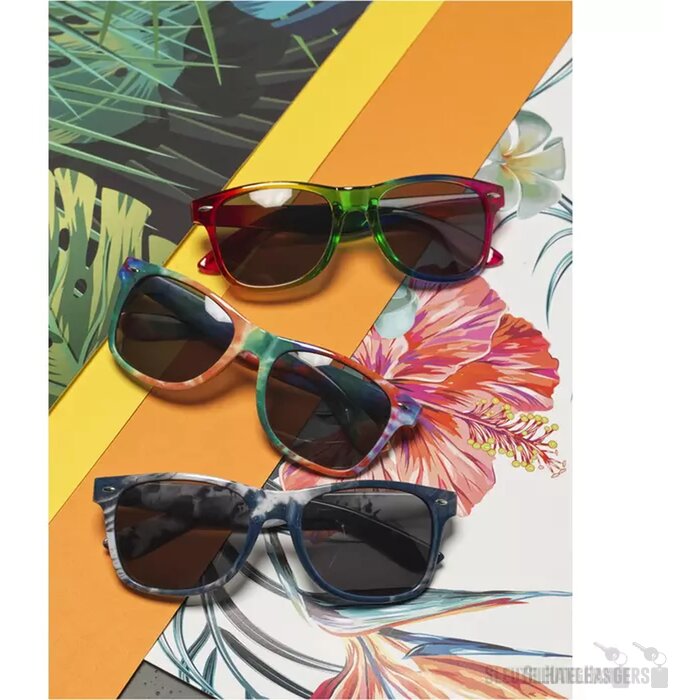 Regenboog Zonnebril Veelkleurig