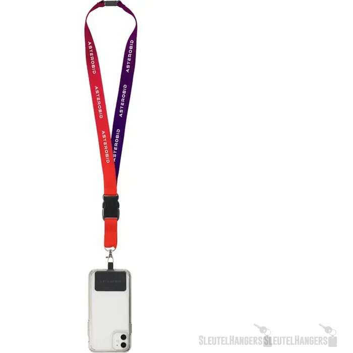 Rpet Lanyard Sublimatie Keycord Telefoonkoord Veelkleurig