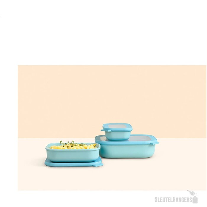 Rechthoekige Mepal Broodtrommel Blauw